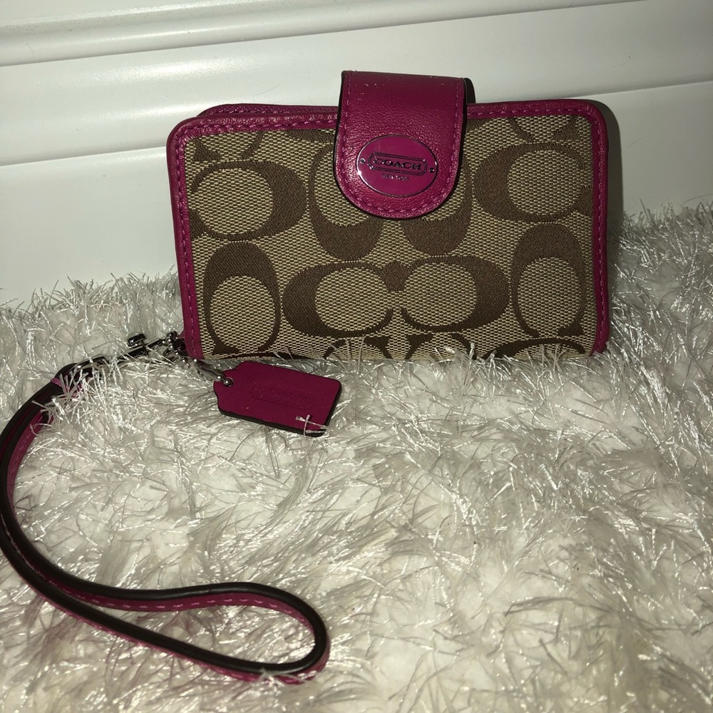 Coach wallet phone case for iPhone 4